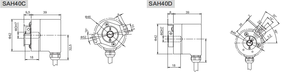SAH40增量编码器-西威迪编码器