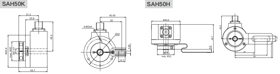 SAH50增量编码器-西威迪编码器