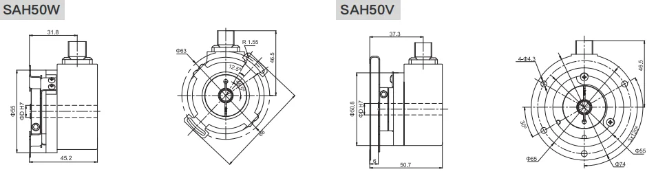 SAH50增量编码器-西威迪编码器